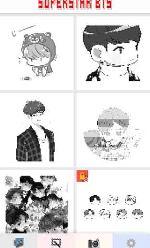 Superstar BTS - Pixel Art 1