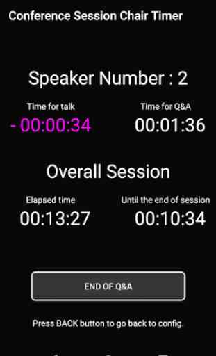 Timer for Conference Session Chair 3