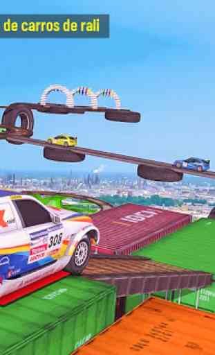 Trilhas Impossíveis GT Car Racing: Simulação de 2