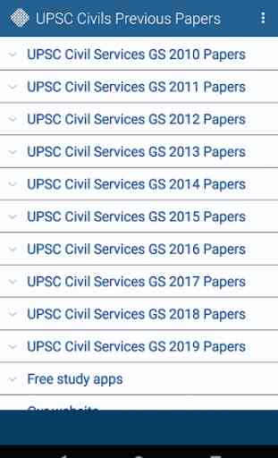 UPSC Civil Services Previous Papers 1