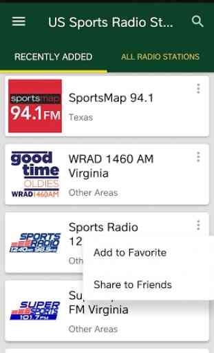 USA Sports Radio Stations  1