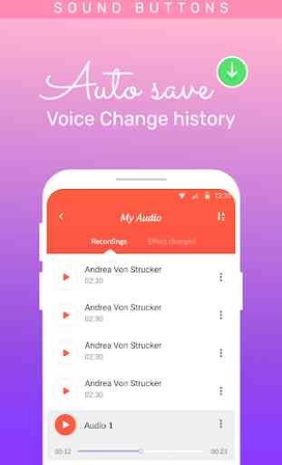 Voice changer: Voice editor - Funny sound effects 4
