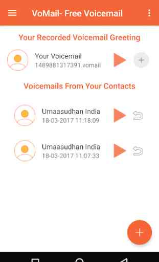VoMail Free Video Voicemail 1