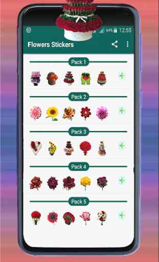 Adesivos de flores 2020 para WhatsApp - WASticker 1