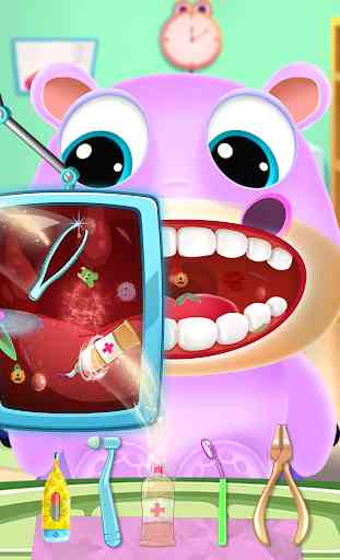 Animal Dentista Médico Cuidado: Dental Jogos 3