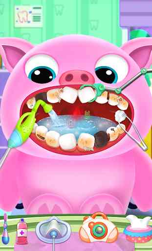 Animal Dentista Médico Cuidado: Dental Jogos 4