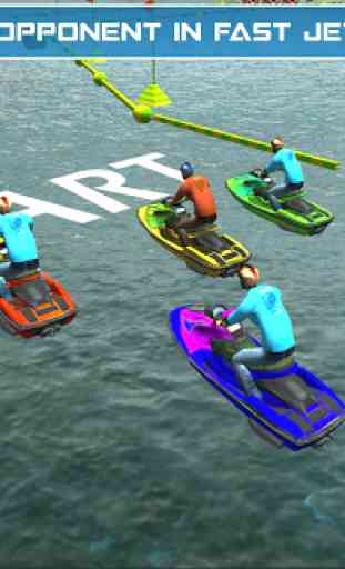 Barco a motor jet ski simulador: surfista de água 4