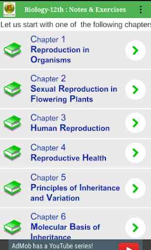 Biology-12th : Notes & Exercises 1