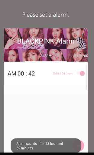 Black Pink Alarm 1