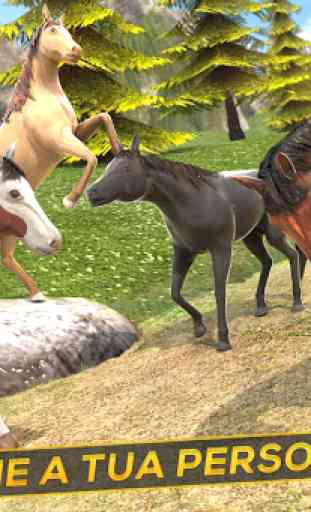 Cavalos Selvagens Corridas 3D 3