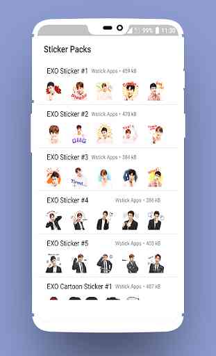 EXO Stickers for WhatsApp - WAStickerApps 2