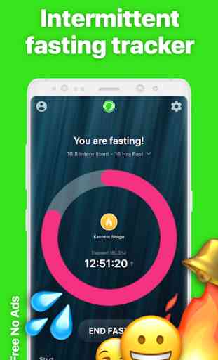 Fasten - Fasting Tracker Free. Zero Carb Diet 1