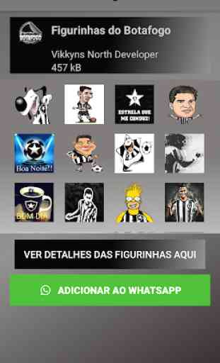 Figurinhas do Botafogo - Adesivos do Glorioso 1