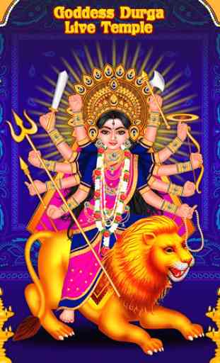 Goddess Durga Live Temple : Navratri Special 1