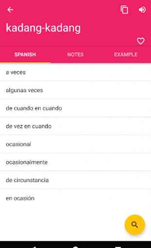 Indonesian Spanish Offline Dictionary & Translator 2