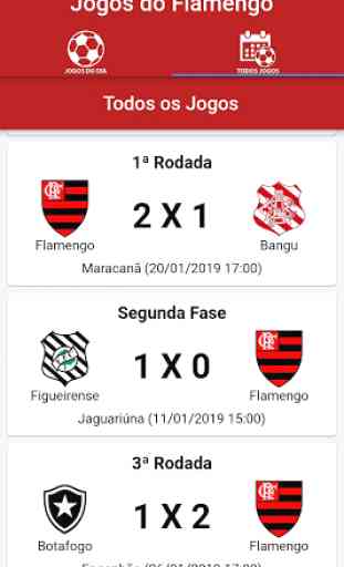 Jogos do Flamengo 2
