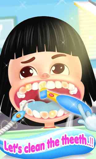 Médico de cuidados bucais - dentista e língua 1