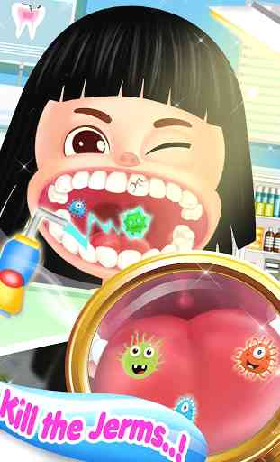 Médico de cuidados bucais - dentista e língua 4
