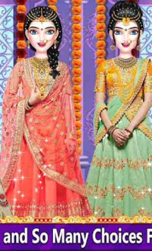 Noiva do casamento indiana Royal Fashion Makeover 4