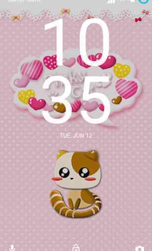 Pinky Cat Xperia Theme 2