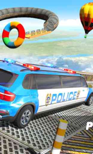 Polícia limusine carro acrobacias gt corrida 1