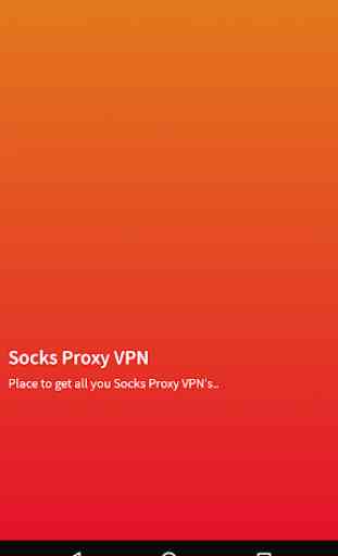 Socks Proxy VPN 1