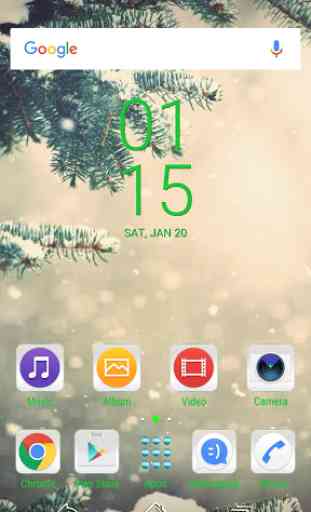 Spruce with snow | Xperia™ Theme 1