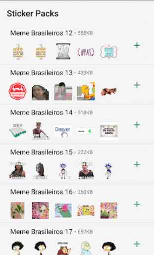 Stickers Memes Brasileiros 2
