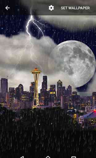 Tempestade Seattle - papel animado 1