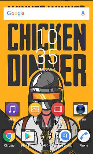 Theme Winner winner chiken dinner for Sony Xperia™ 3