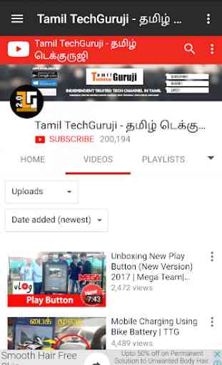 Top 10 YouTube Channels Tamil Tech Videos 2