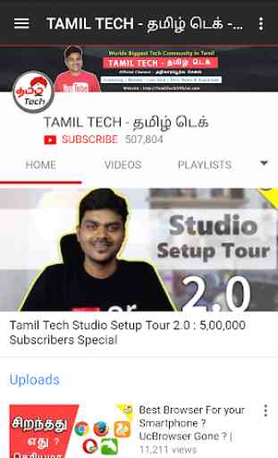 Top 10 YouTube Channels Tamil Tech Videos 3