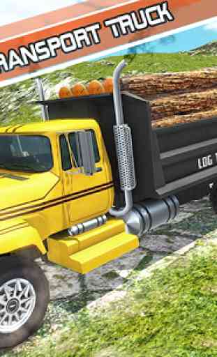 Transporte de carga de caminhão de log - jogos 1