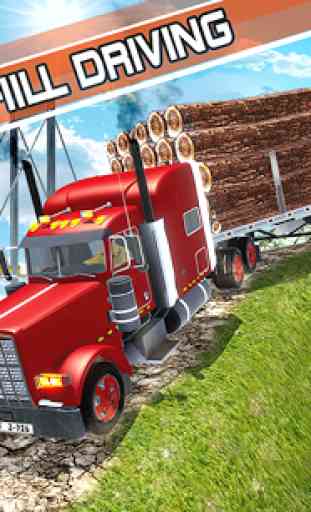 Transporte de carga de caminhão de log - jogos 2