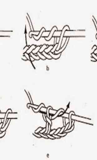 tutorial aprender crochê tricô 4