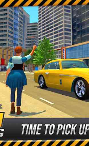 US Taxi Driver: Yellow Cab Driving Games 3