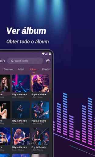 Wave Music Player - reproduza músicas mp3 e online 3
