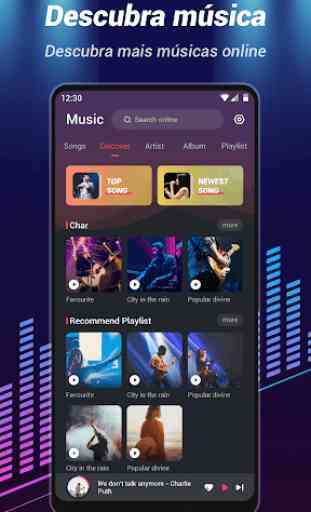 Wave Music Player - reproduza músicas mp3 e online 4