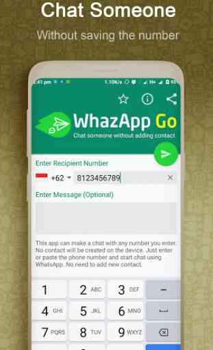 WhazAppGo - Direct Chat & Save Story for Whatsapp 2