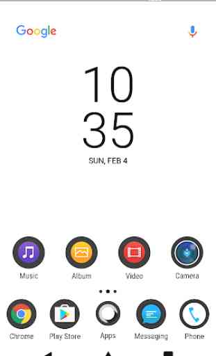 Xperia™ Solid Light Theme 2