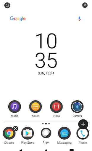 Xperia™ Solid Light Theme 4