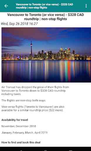 Y Deals - Cheap flights in Canada 3