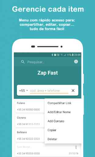 Zap Fast - WhatsApp sem contato 3
