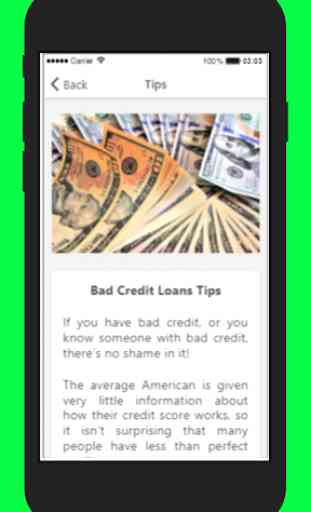 Bad Credit Loans Tips & Guide 3