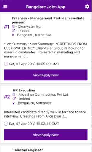 Bangalore Jobs App 2