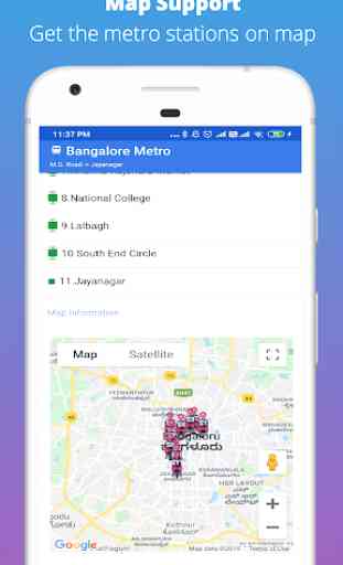 Bangalore Metro : Schedule, Fare, Time Route & Map 2