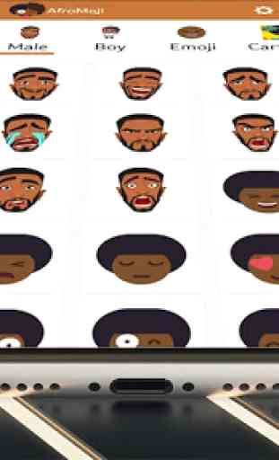 BlackMoji : Your Black and Brown Stickers nd Emoji 3