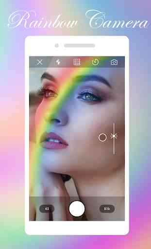Câmera arco-íris - efeito arco-íris 2