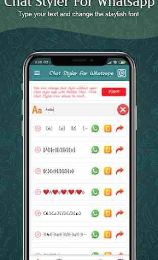 Chat Styler for Whatsapp :Cool Font & Stylish Text 2
