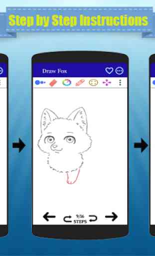Como desenhar um Fox passo a passo - GRÁTIS 3